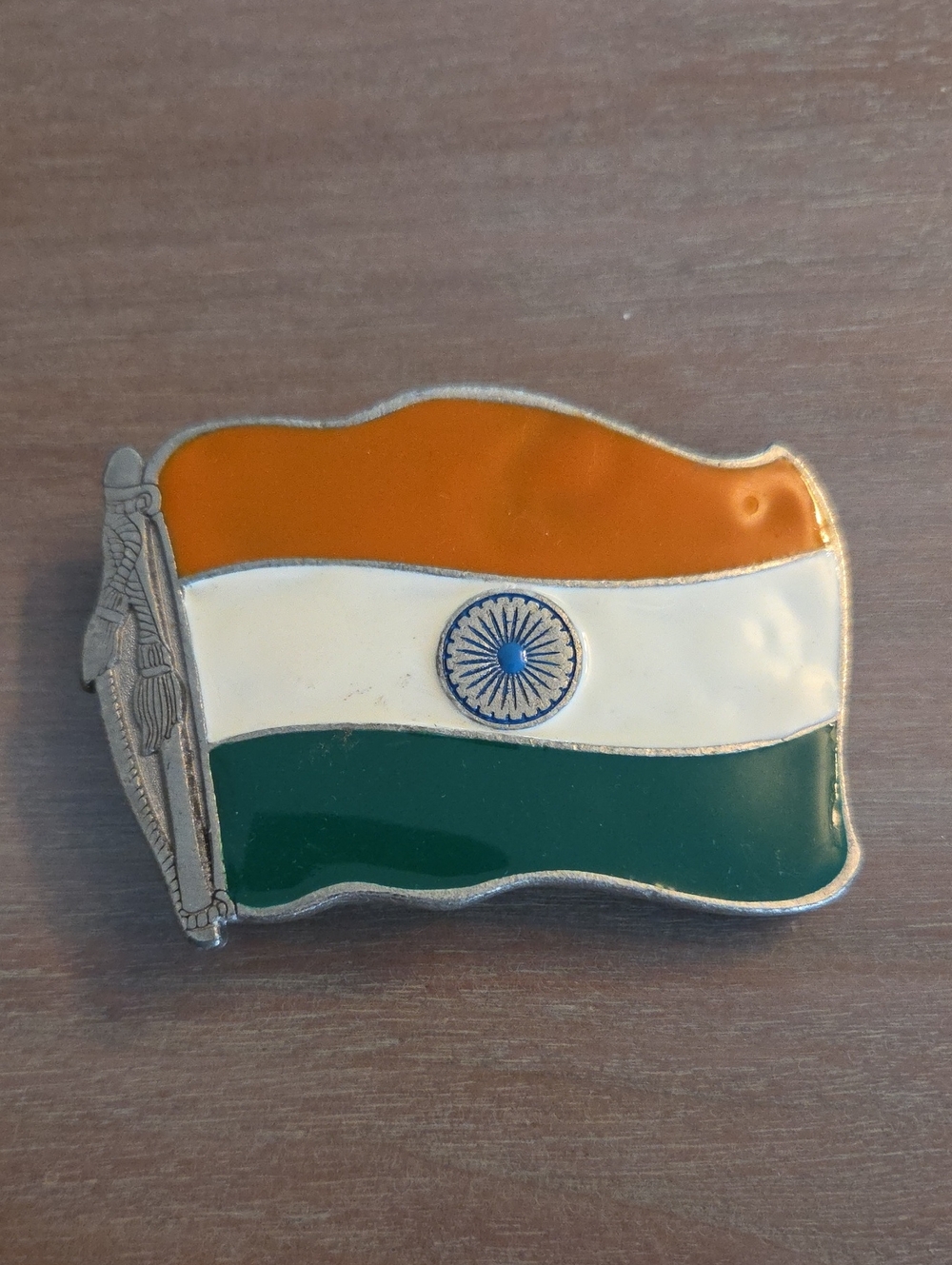 INDIA NATIONAL FLAG BHARAT NEW DELHI BELT BUCKLE BUCKLES